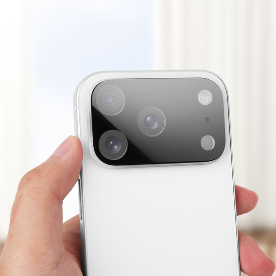 2x Szkło hartowane ERBORD na wyspę aparatów do iPhone 17 Pro Max, czarne