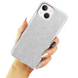 Etui Glitter Case do iPhone 13 Mini, Silver