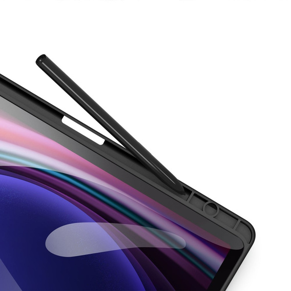 Etui do Samsung Galaxy Tab S10 Lite / S10 FE / S9 FE, Dux Ducis TOBY, czarne