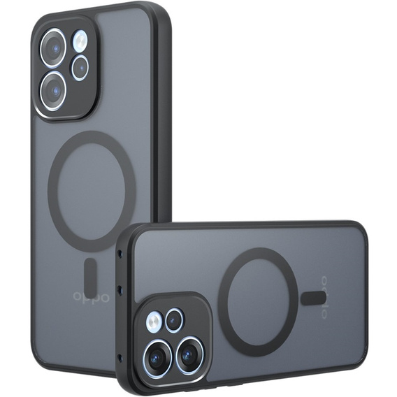 Etui do Oppo Reno 15 FS, do MagSafe, ERBORD Matt Case, czarny