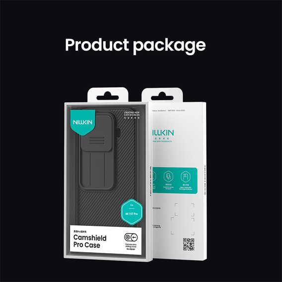Etui NILLKIN do Xiaomi 15T Pro, Camshield Pro, czarne