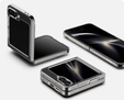 Etui Spigen do Samsung Galaxy Z Flip7 FE / Z Flip6, Airskin Zeron One, Przezroczyste / Brokatowe