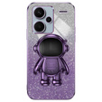 Etui do Xiaomi Redmi Note 13 Pro+, Glitter Astronaut, fioletowe