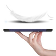 Etui do Samsung Galaxy Tab S10 Lite / S10 FE / S9 FE, Tri-fold, z miejscem na rysik, granatowe