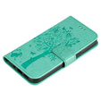 Etui z klapką do Xiaomi 13T / 13T Pro, Butterfly, zielone