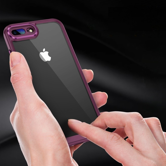 Etui do iPhone 7 Plus / 8 Plus, ERBORD Impact Guard, bordowe