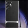 Etui do Samsung Galaxy S23 Ultra, GKK Woven Leather, czarne