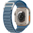 Pasek Nylonowy do Apple Watch 1/2/3/4/5/6/7/8/9/10/SE/Ultra/Ultra 2 42/44/45/46/49mm, Niebieski