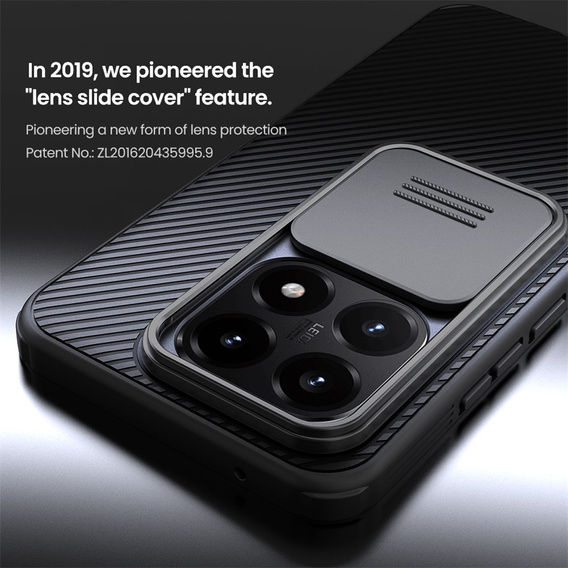 Etui NILLKIN do Xiaomi 15T, Camshield Pro, czarne