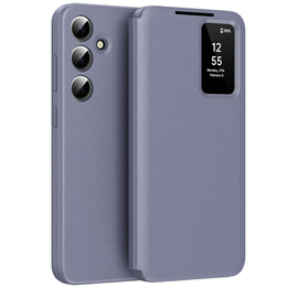 Etui do Samsung Galaxy A56 5G – Smart View z kieszenią na kartę, fioletowe