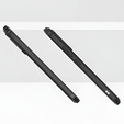 Etui do Oppo Reno 14 F / 14 FS, AntiDrop Hybrid, przezroczyste z czarną ramką