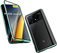 Etui do Xiaomi Poco F6 Pro, Frame Case, zielone