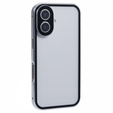 Etui do iPhone 16, Magnetic Dual Glass, srebrne