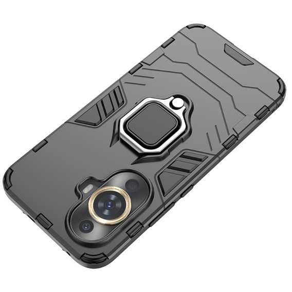 Etui do Huawei Nova 11 Pro, Kickstand Ring, czarne