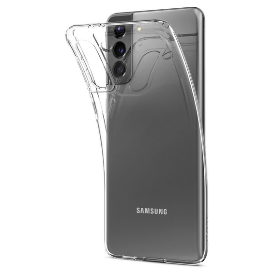 Etui Spigen do Samsung Galaxy S21, Liquid Crystal, przezroczyste 