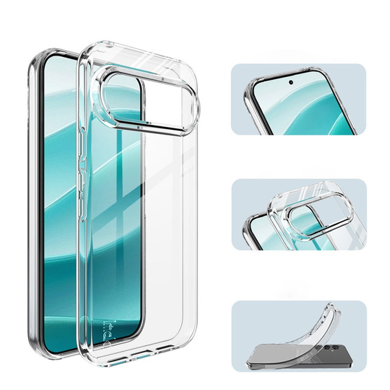 Etui do Google Pixel 10 Pro XL, IMAK UX-10 Series, cienkie i lekkie, przezroczyste