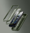 Etui pancerne Dexnor CamProtect z MagSafe do iPhone 16e – zielone