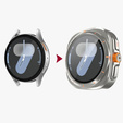 2w1 Etui + Szkło Hartowane do Samsung Galaxy Watch 6 40mm, Tytanowe złoto