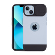 Etui do iPhone 13 / iPhone 14, ERBORD MagSafe Cam Slider, niebieskie + Szkło na ekran