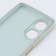 Etui do Oppo A58 4G, Glamour CamShield, miętowe