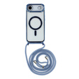 Etui do iPhone Air, Electro MagSafe, niebieskie + Smycz