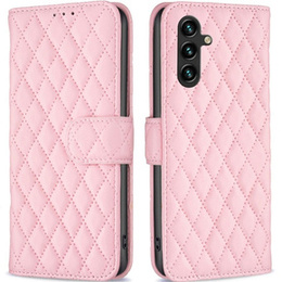 Etui z klapką do Samsung Galaxy A15, Wallet, BINFEN COLOR, różowe