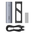 Baseus obudowa dysku FlyJoy Series SSD Enclosure M.2 NVMe - space grey