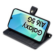 Etui z klapką do Samsung Galaxy A16 / A16 5G, Wallet Zipper Pocket, czarne