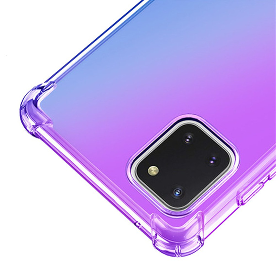 Etui Gradient Dropproof do Samsung Galaxy A22 5G, Fioletowe / niebieskie