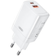 XO CE16 Ładowarka sieciowa, 1x USB-C 1x USB-A, 45W do iPhone 16 Pro/Plus/Max