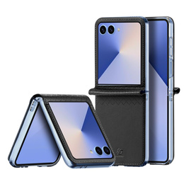 Etui Dux Ducis Bril Series do Samsung Galaxy Z Flip7 5G – czarne, skórzane