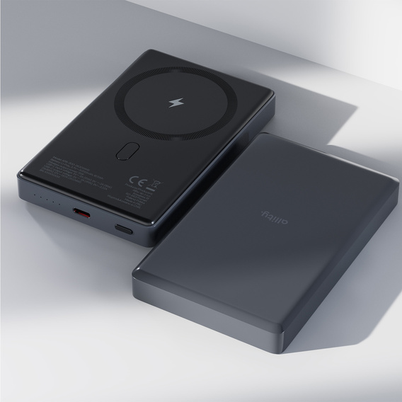 Allity APB-300 – Power Bank 10000 mAh z Ładowaniem Bezprzewodowym - szary