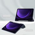 Etui do Samsung Galaxy Tab S9 FE / S10 FE, Smartcase Hybrid, z miejscem na rysik, granatowe