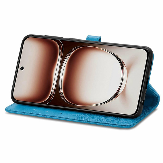 Etui z klapką do Oppo A40 / Oppo A40m, Mandala, niebieskie