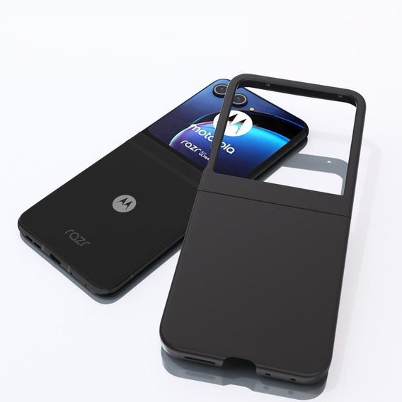 Etui do Motorola Razr 50 5G / Razr 60 5G, PC Case, czarne
