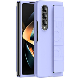 Etui do Samsung Galaxy Z Fold4 5G, z rączką, fioletowe