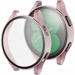 2w1 Etui + Szkło Hartowane do Samsung Galaxy Watch 4 40mm, Różowe