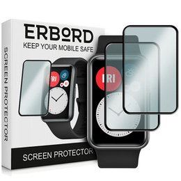 2x Szkło Hybrydowe ERBORD do Huawei Watch Fit