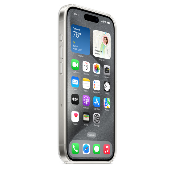 Oryginalne Etui Apple do iPhone 15 Pro Clear Case MagSafe MT223ZM/A - przezroczyste