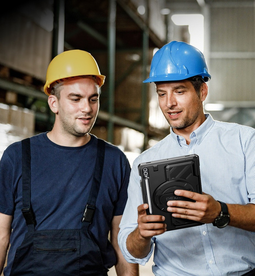 Etui Dexnor 360° do Samsung Galaxy Tab S9+ / S10+, z paskiem i miejscem na rysik - czarne