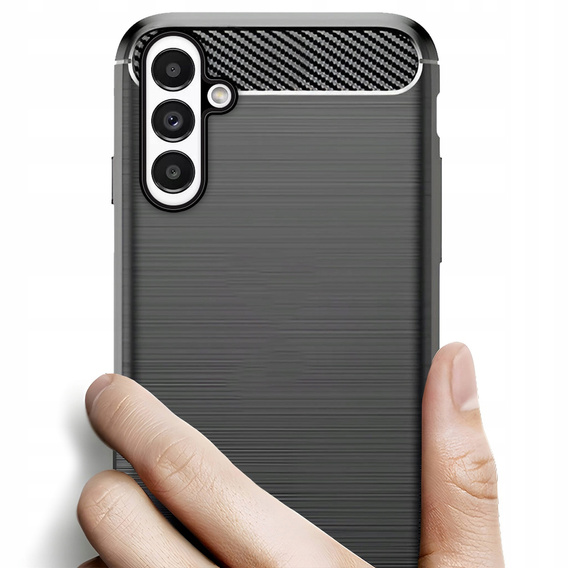 Etui do Samsung Galaxy A04S / A13 5G, Karbon, czarne