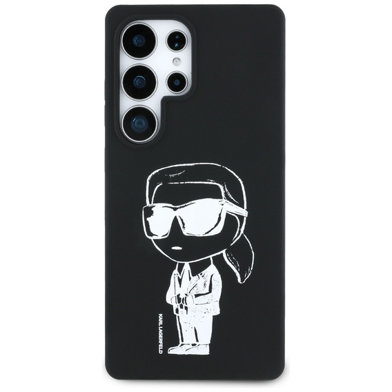 Etui Karl Lagerfeld do Samsung Galaxy S25 Ultra, Etui Karl Lagerfeld Graffiti Ikonik, Czarne