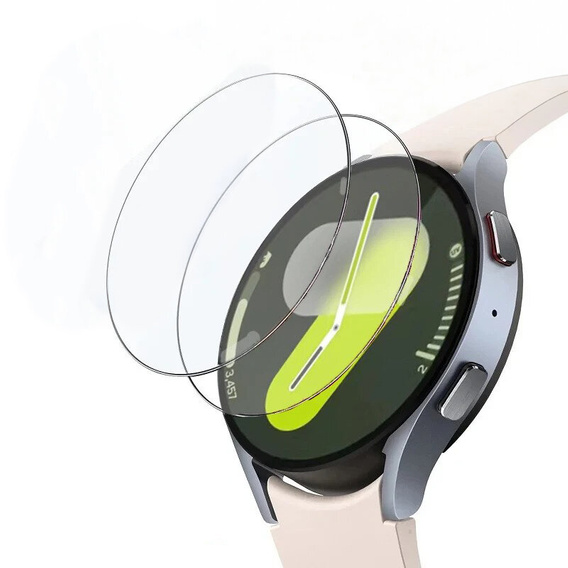 2x Szkło Hartowane z ramką do montażu ERBORD do Samsung Galaxy Watch 7 44mm