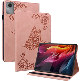 Etui do Lenovo Idea Tab 11", Butterfly, różowe