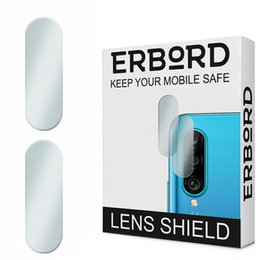 2x Szkło hartowane na aparat ERBORD do Huawei P30 Lite, przezroczyste