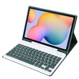 Etui z klawiaturą do Samsung Galaxy Tab S6 Lite 10.4" 2020/2022/2024, Pen Slot, zielone