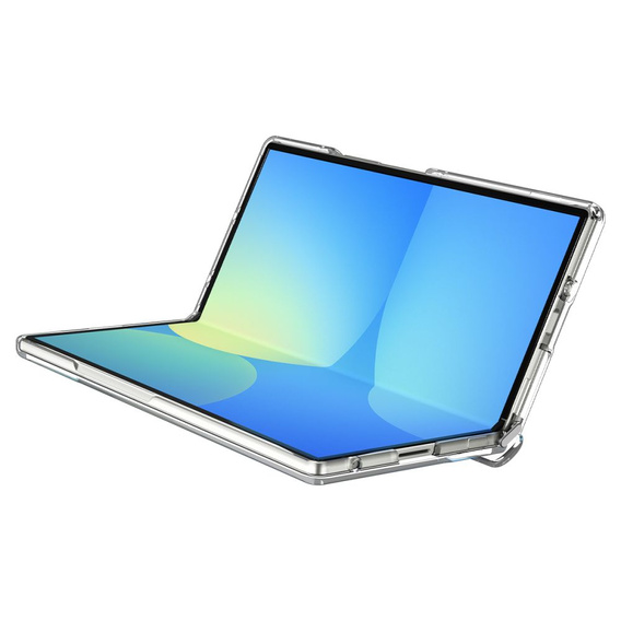 Etui Spigen do Samsung Galaxy Z Fold7, Ultra Hybrid Pro Mag MagSafe, Clear / White