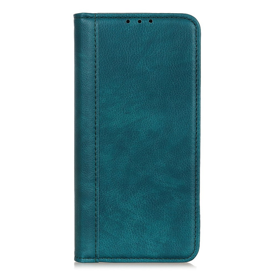 Etui do Samsung Galaxy S25 Ultra, Wallet Litchi Leather, zielone