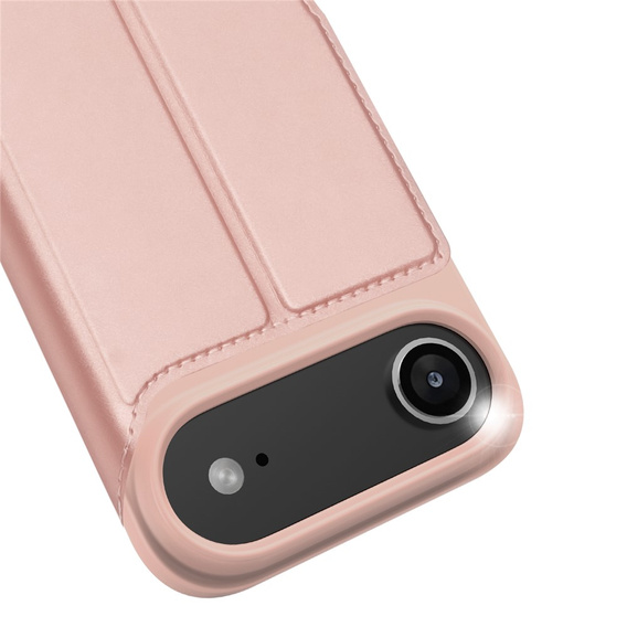 Etui z klapką Dux Ducis do iPhone Air, Skin Pro, różowe