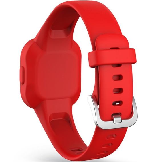 Pasek Silikonowy do Garmin Vivofit Jr 3, Czerwony